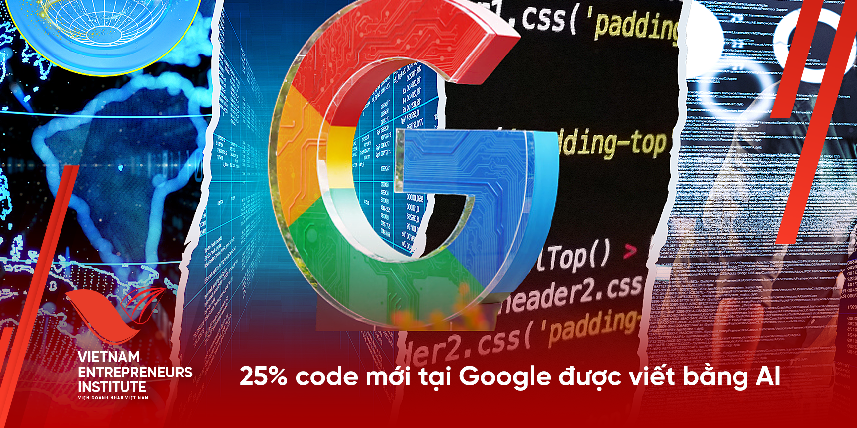 25% code mới tại Google được viết bằng AI